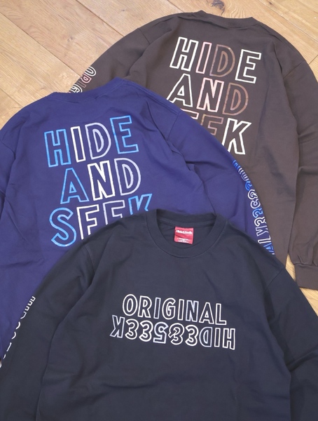 Hide and Seek ×Toru Nishiura 「Original H&S L/S Tee」 プリント