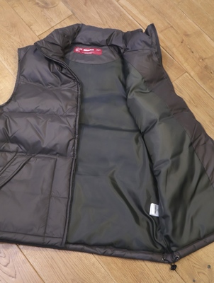 Hide and Seek 「Western Down Vest」 ナイロン ダウンベスト