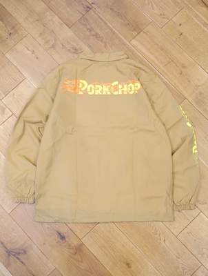 PORKCHOP GARAGE SUPPLY COACH JKT イエロー セールファッション - PORKCHOP GARAGE SUPPLY COACH JKT イエロー