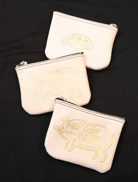 PORKCHOP GARAGE SUPPLY × 福祿壽 「NEW BIKER WALLET」 ピッグスキン